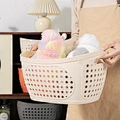 thickened ingot perforated storage basket for kitchen bathroom sundries storage